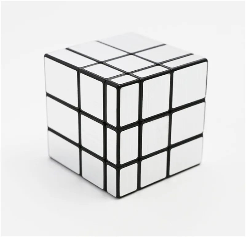 3x3x3 волшебное зеркало куб обучающий Magic с глянцевым покрытием головоломки Скорость Cube Learning образование игрушки для детей Puzzle игрушки Magic Cube