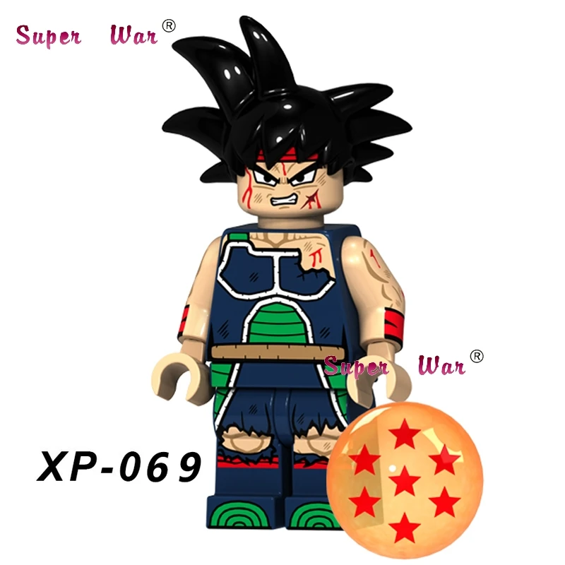 XP069 Один строительный конструктор Dragon Ball Z мультфильм серии Broli Vegeta Сон Гоку лопуха Модель Кирпичи Детские игрушки для детей - Цвет: XP069