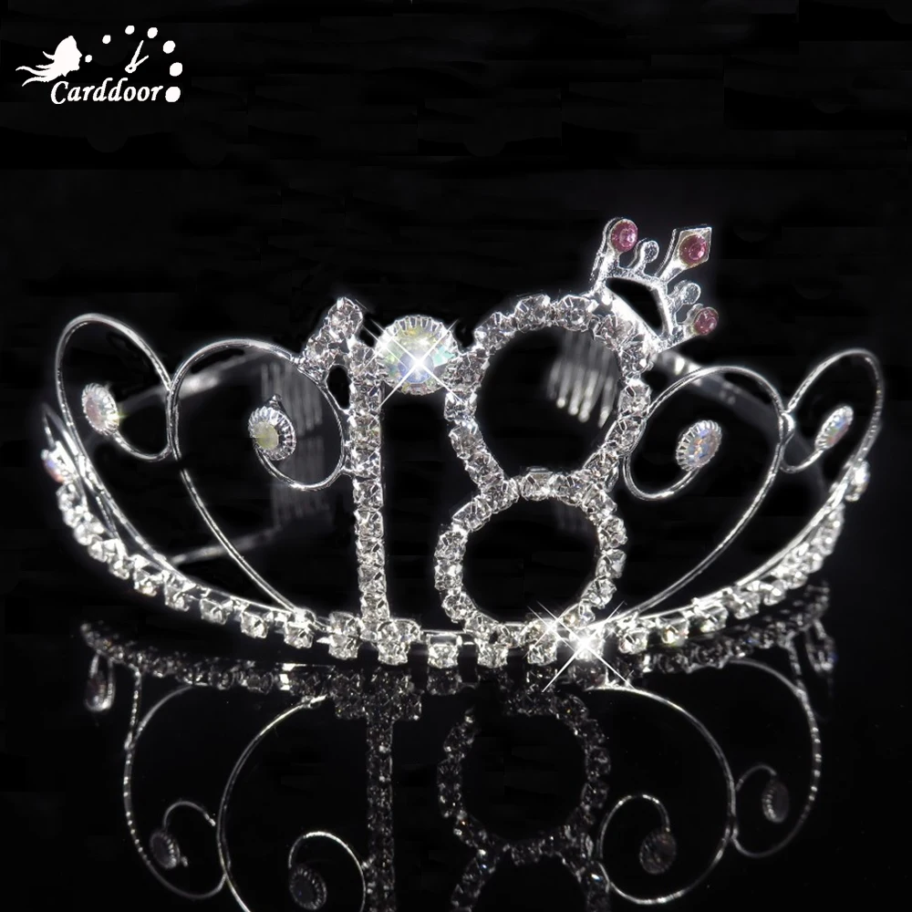 Диадемы и короны из кристаллов на день рождения для девочек 16/18 лет|Украшения
