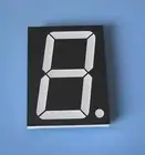 Бесплатная доставка 10 шт. Новинка 1 битная цифровая трубка 2,3 дюйма красный светодиод общий анод 7-сегментный цифровой дисплей оптовая продажа