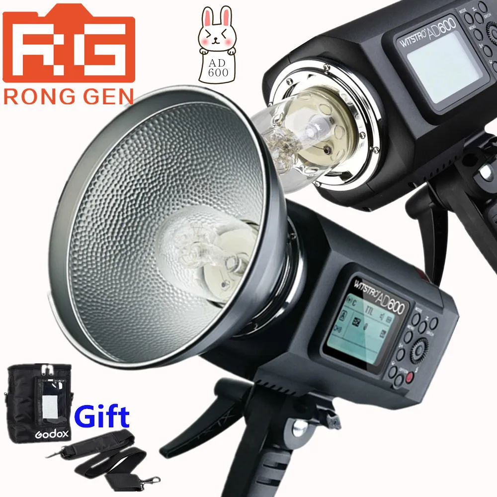 Godox Wistro AD600 TTL 600Ws GN87 HSS 1/8000S вспышка w/2 4G X System 8700mAh литий ионный Аккумулятор для Canon