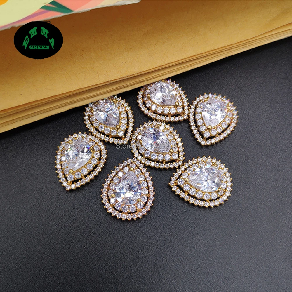 Подвески для изготовления ювелирных изделий Φ 10 шт. подвеска в форме груши