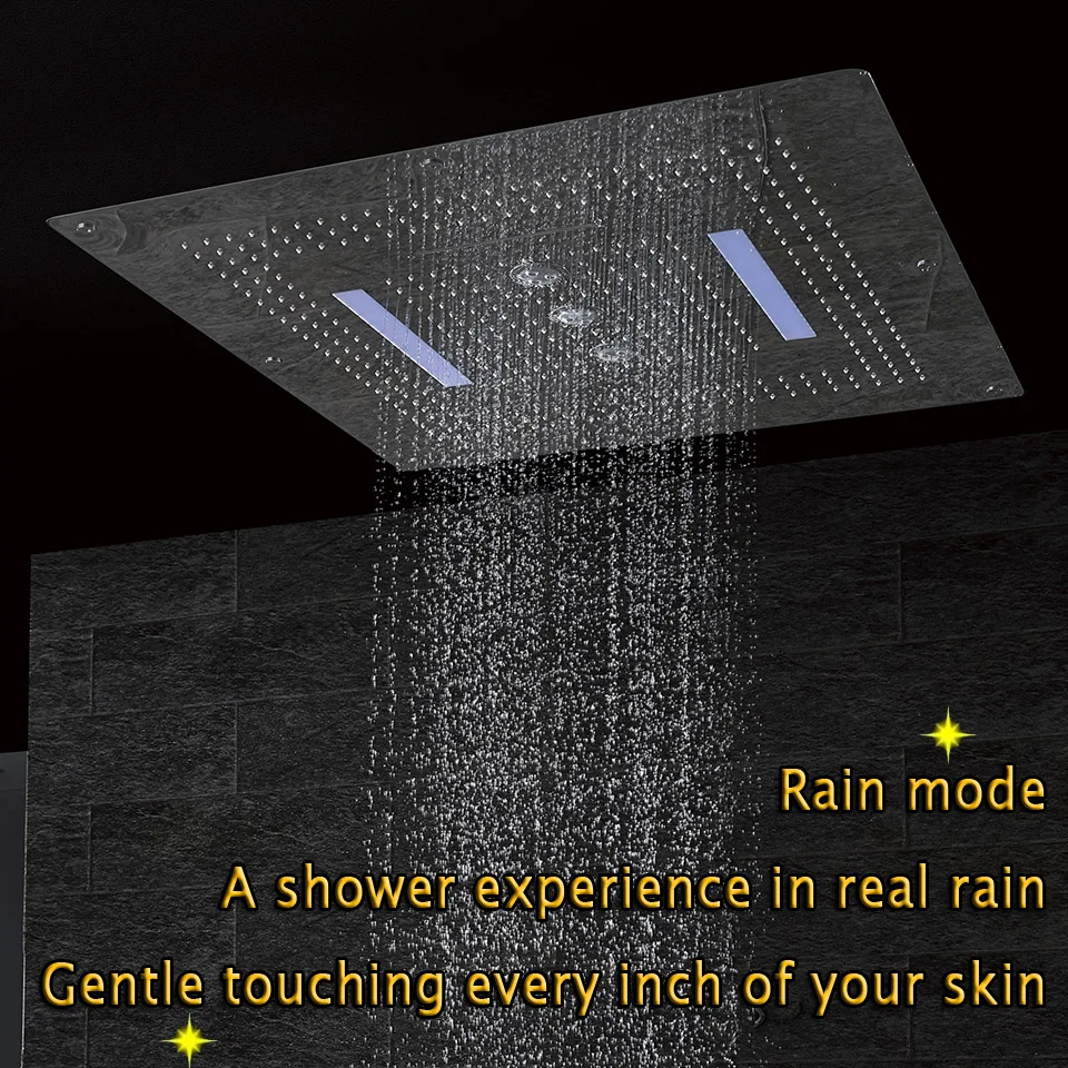 Набор для душа в ванной комнате скрытый термостатический смесительный клапан