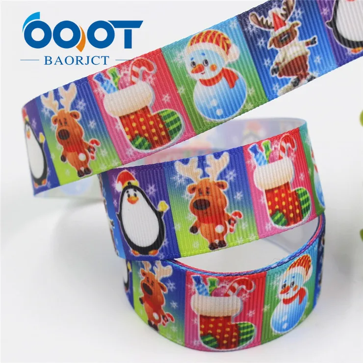 OOOT BAORJCT I-19713-9, 22 мм, 10 ярдов с героями мультфильмов, рождествеская серия корсажные ленты, Аксессуары и украшения в виде банта, своими руками материалы - Цвет: 8