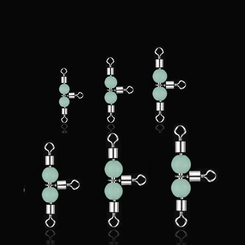 10 шт./лот светящиеся соединительные шарики сплошные кольца стопорный подшипник