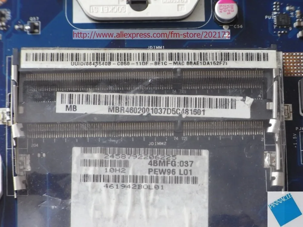 MBR4602001 материнская плата для eMachines E442 E642 Packard Bell EasyNote TK81 TK83 PEW96 L01 LA-6552P 461942BOL01