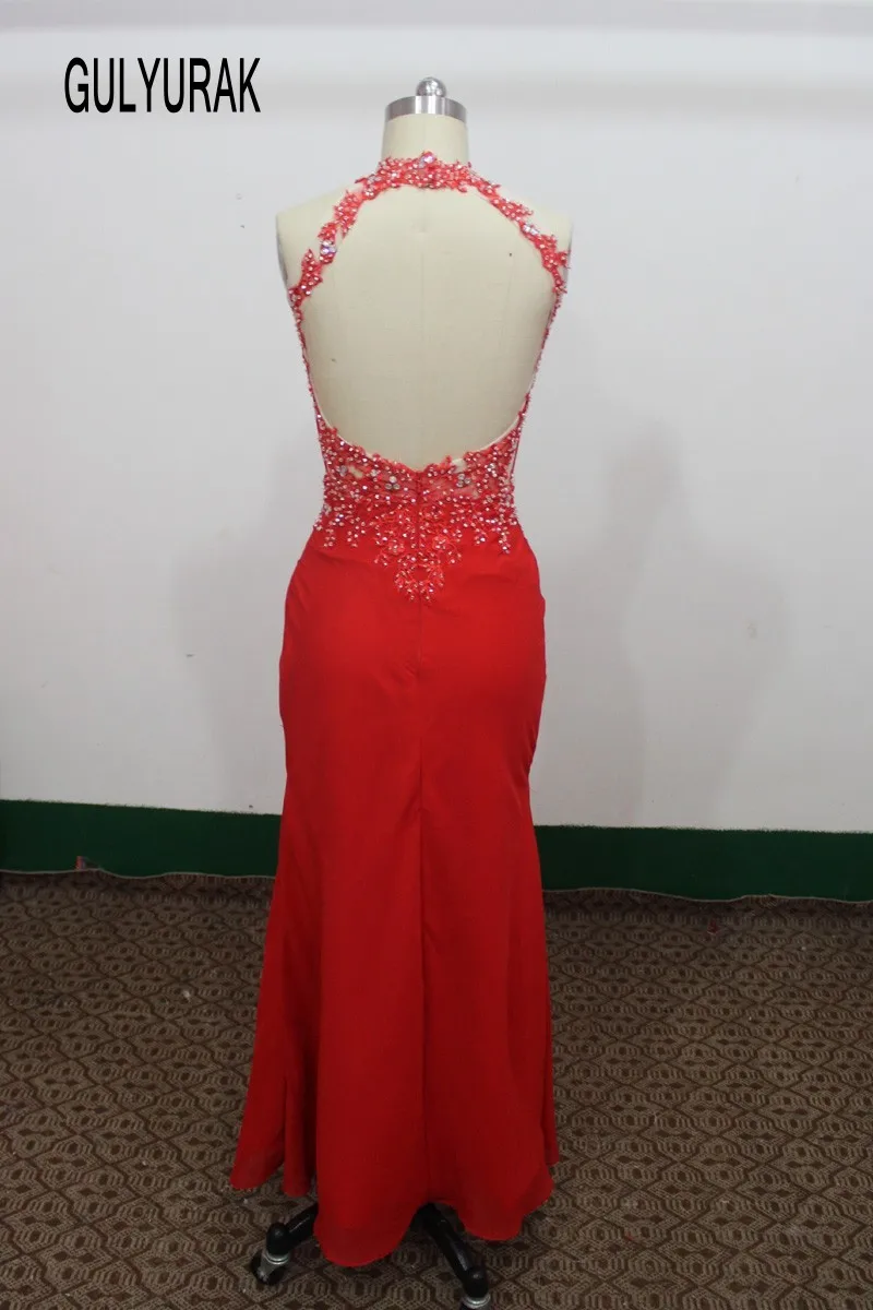 Красное вечернее платье для выпускного вечера платья Новинка 2017 пикантные с