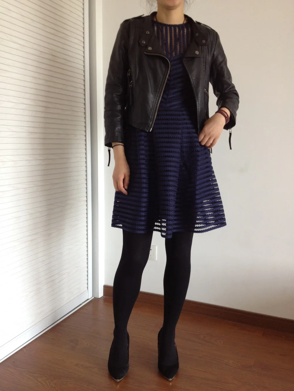 Women Fashion Hollow Out MAJ* Hi quality Dress in Technical knit Free Shipping WA9 | Женская одежда