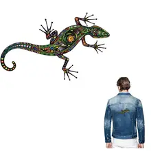 ONESAID Красивые Gecko гладильная наклейка нашивки для одежды DIY