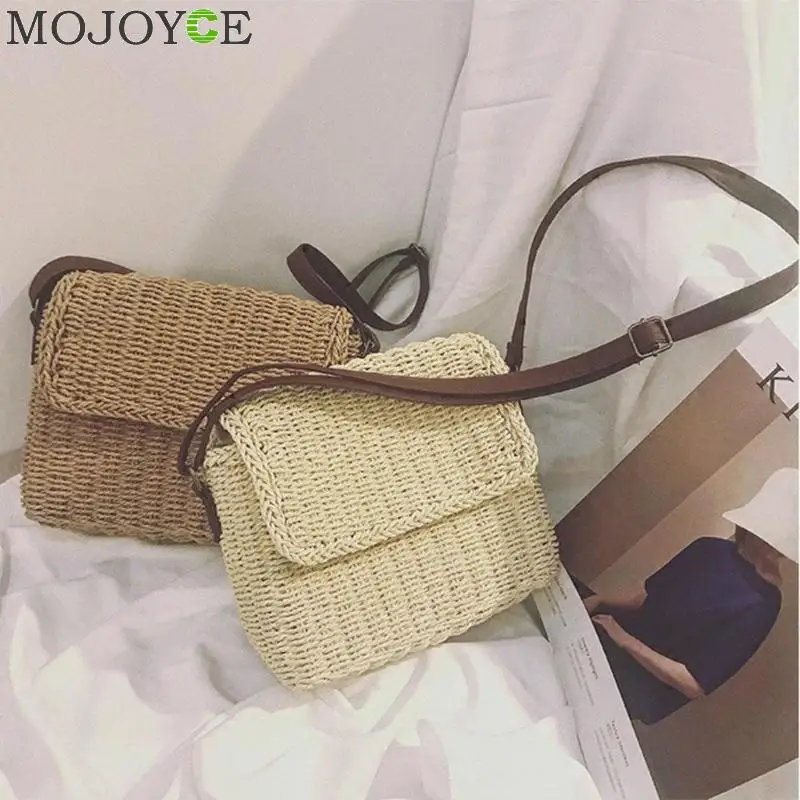 Популярная летняя бежево коричневая женская сумка на плечо ручная работа