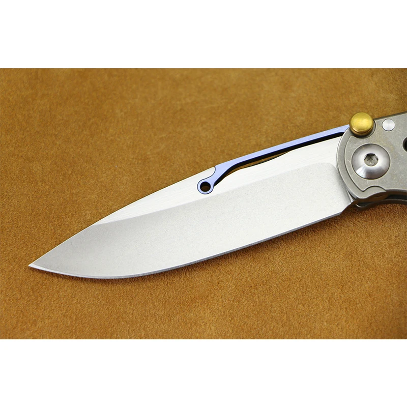 Складной нож VENOM Kevin John Tilock M390 карманный Клинок с титановой ручкой для кемпинга и