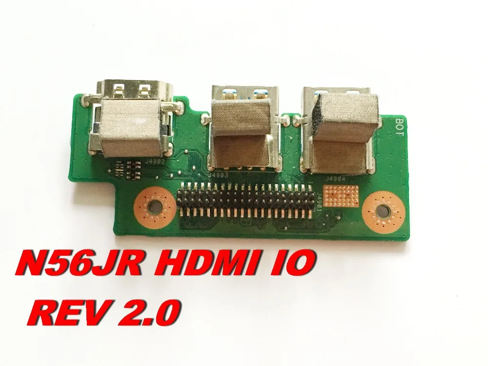 

Original For ASUS N56JR USB AND HDMI BOARD N56JR HDMI IO BOARD REV 2.0 Tested good Free shipping