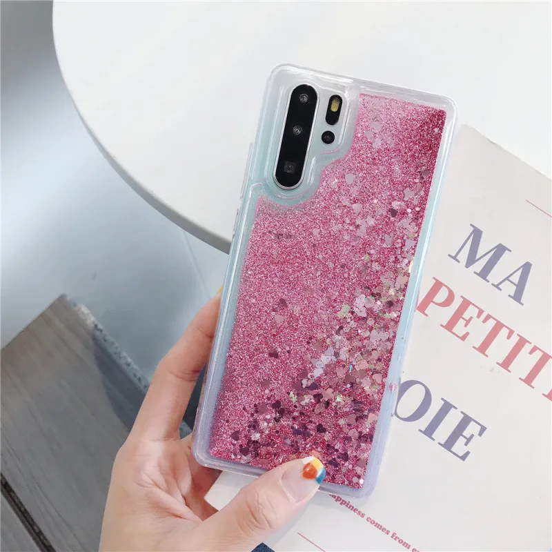 Pink Для huawei P8 P9 P10 P20 P30 Lite Pro P Smart Plus жидкий зыбучий песок чехол для huawei Nova 2i 3 3i 3e 4 e блестящий чехол - Цвет: Pink