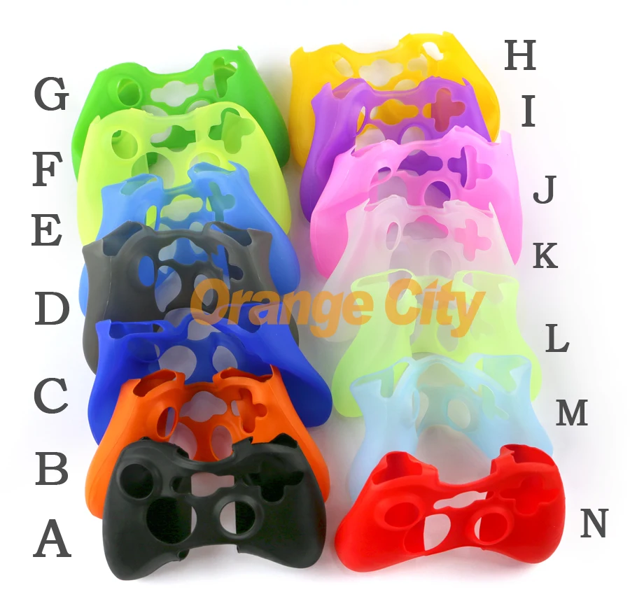 ChengChengDianWan многоцветный Силиконовый мягкий чехол для Xbox360 Xbox 360 контроллер [14 видов