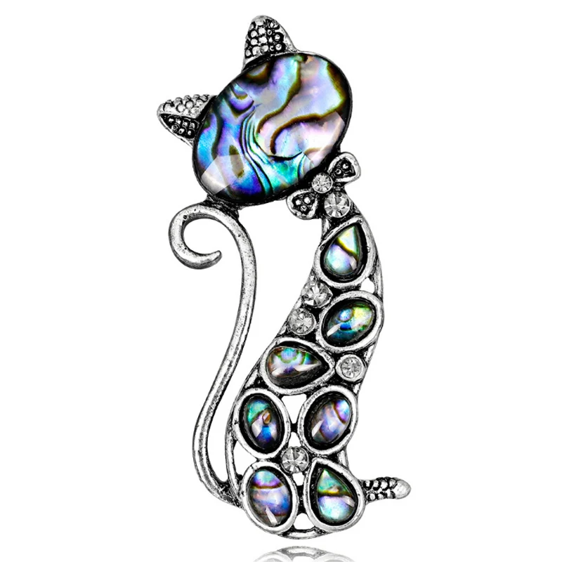 Ювелирные изделия Donia анти Ретро яркая форма кошка животное брошь Рождество