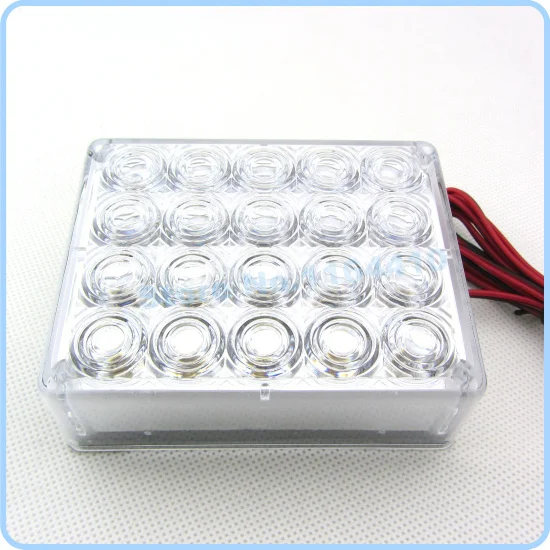 Новый автомобиль мульти Функция 2x20 светодиодный мерцающий светильник в красном