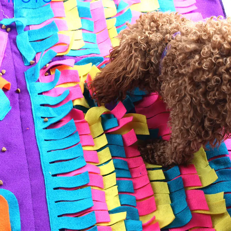 Hot Pets Snuffle Pad Feeding Sniffing Mat Detachable Stitching Training Blanket FQ-ing |