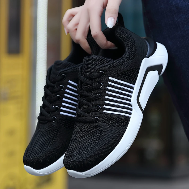 2018 женская повседневная обувь из дышащего сетчатого материала Женская на