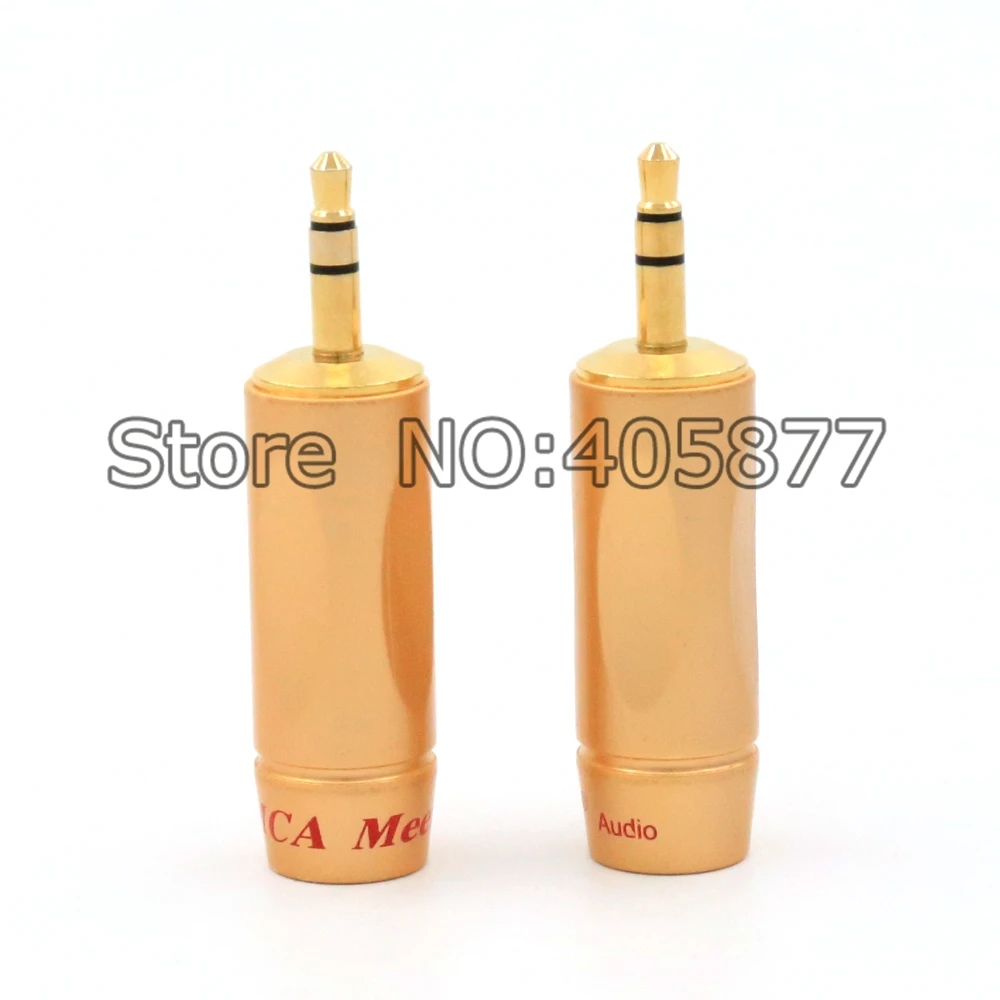2 шт. Hi Fi позолоченный 3 5 мм стерео аудио разъем кабель для ремонта наушников|plug