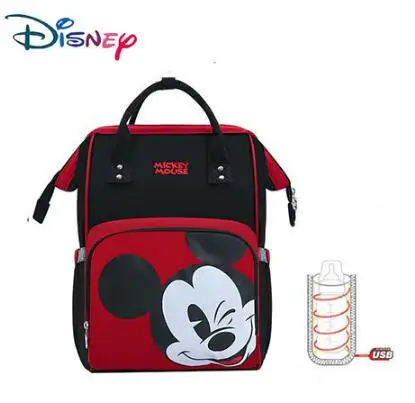 7 Disney Mummy Maternity Nappy Bag Travel Backpack Large Capacity Baby Bag Stroller Diaper Bag for Baby Care Insulation Bags Bow - Цвет: 7