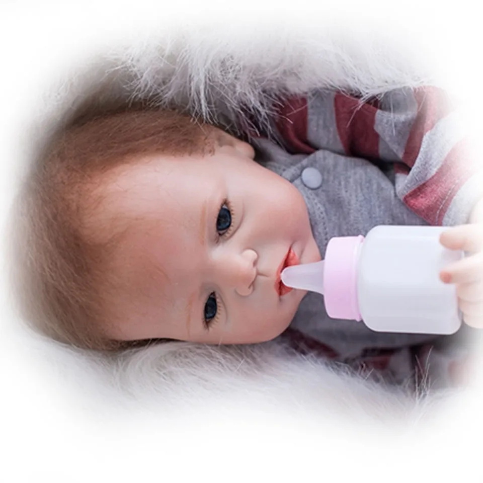 Реалистичные куклы-реборн ручной работы мягкая силиконовая кукла-младенец для