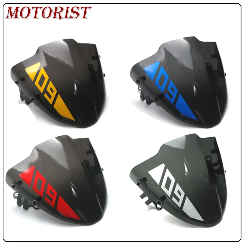 Лобовое стекло для Yamaha MT 09 mt09 FZ 09 fz09 мотоцикл ветровое стекло дефлектор подарок наклейки