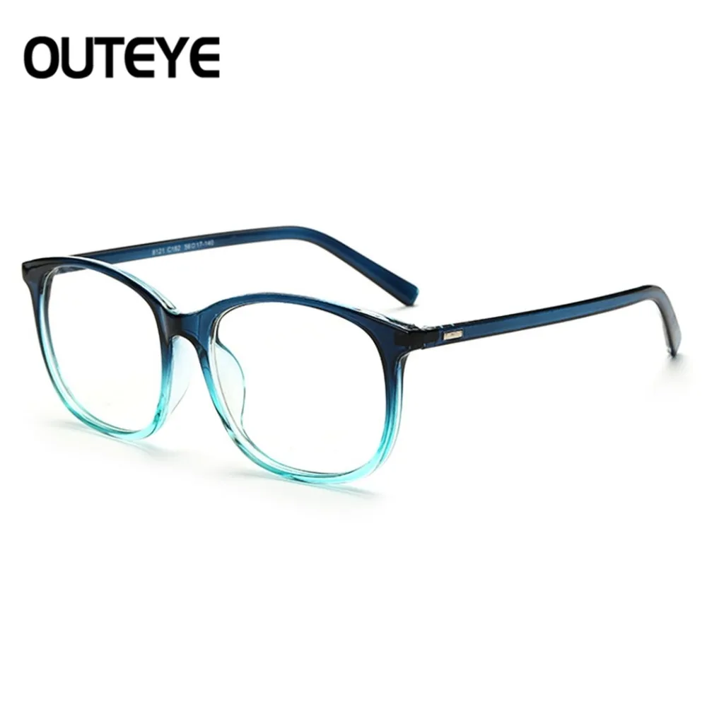 Outeye Модные Винтажные очки кадр для мужчин и женщин Оптические оправа Femme унисекс