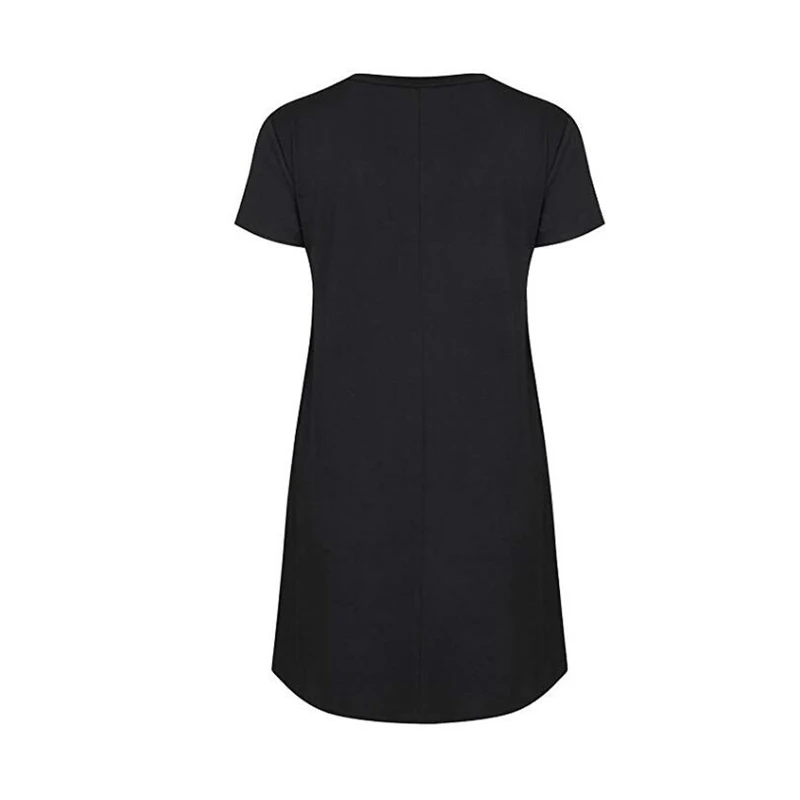 Свободное Летнее платье Мода 8 цветов повседневное женское роковой сексуальное