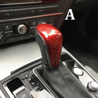 

Fit for audi 2016-2017 A6L A7 carbon fiber shift knob gear lever gear head handball