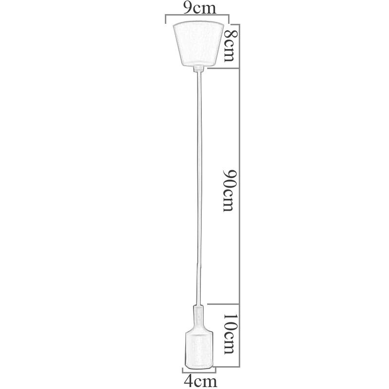 Цветные подвесные светильники из силикагеля E27 лампы Эдисона для бара ресторана