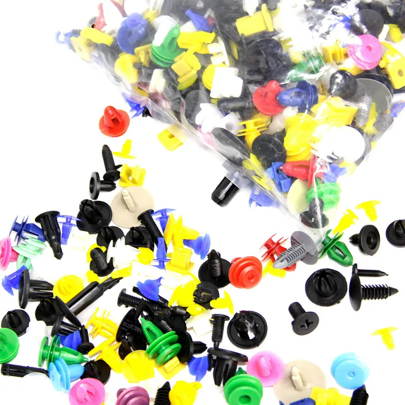 Новинка 400 шт. набор молдинговых зажимов для автомобильной дверной панели