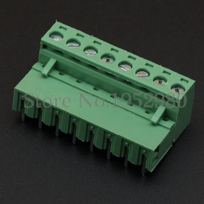 20 Set 5.08MM Pitch PCB Pluggable Terminal Block Connector 11P 12P Right Angle Open KF2EDGK Green | Обустройство дома