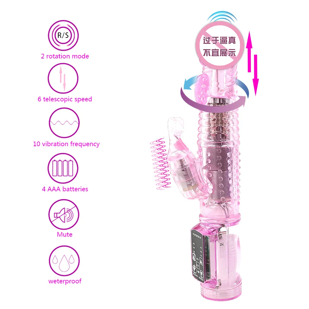 10 скоростей фаллоимитатор вибраторы кролик вибратор для клитора стимулятор AV