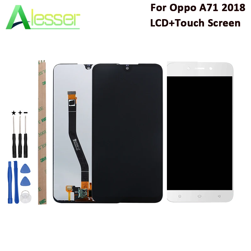 Alesser для Oppo A71 2018 ЖК дисплей и сенсорный экран 5 2 ''сборка Замена телефон +