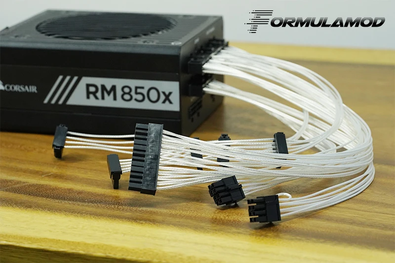 FormulaMod Fm HDC SL полностью модульная PSU кабели 18AWG посеребренные для Corsair RM/SF/серии HX