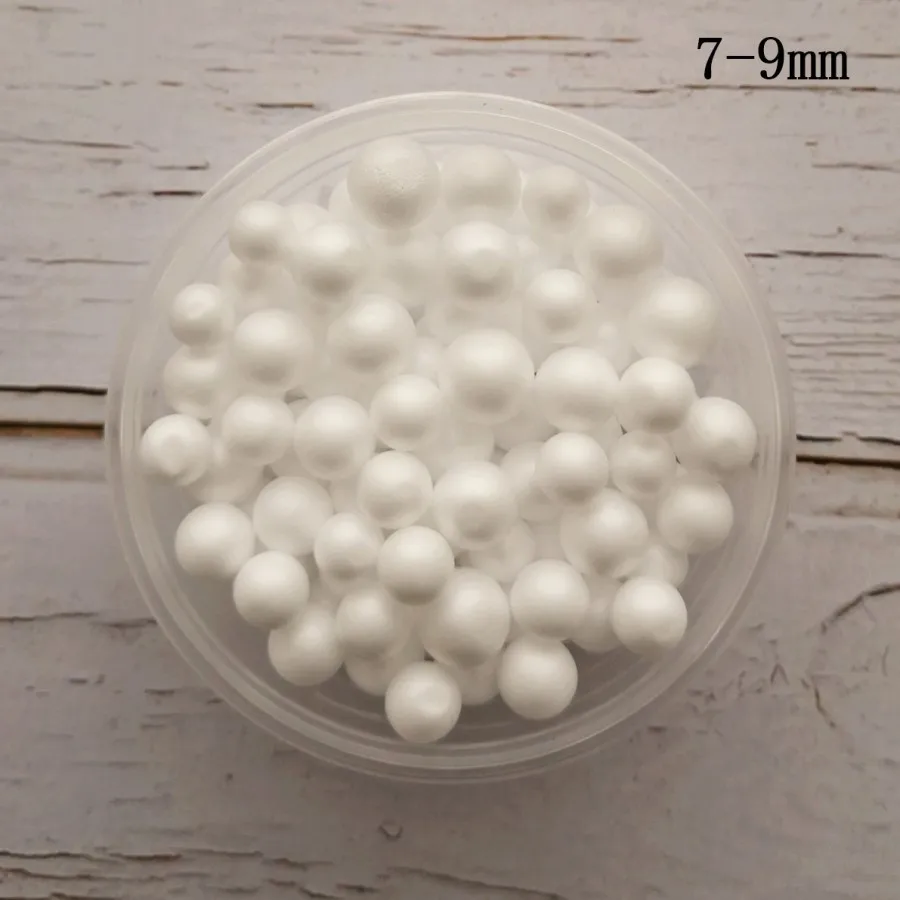 White 12 Boxes 12 коробок DIY снежные частицы грязи аксессуары слизи шары маленькие крошечные пенопластовые бусины для плавок наполнитель для DIY Поставки - Цвет: White 12 Boxes