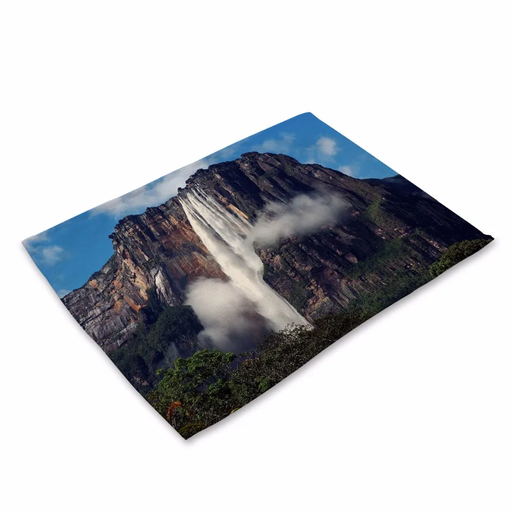 Красивая природа пейзаж печать стола коврик домашняя отделка кухни декор