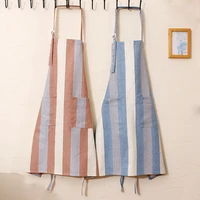 cotton cloth home overalls adult sleeveless men and women kitchen dustproof oil proof cleaning cooking home waist apron