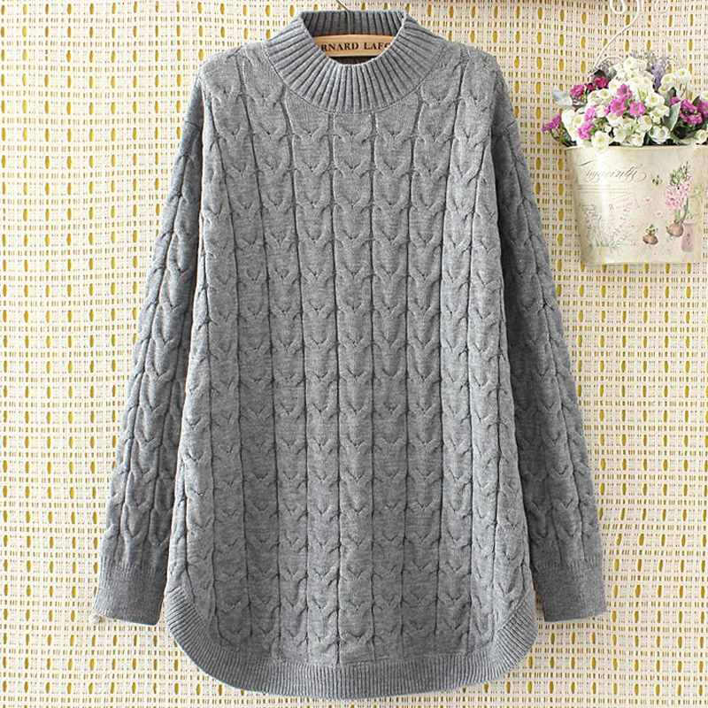 Женская одежда новинка осень-зима 2018 длинный женский свитер с высоким воротником