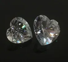 GIGAJEWE сердце огранка 2.0ct карат DEF белый цвет Муассанит Свободный Камень VVS1 отличная резка класс тест положительная лаборатория - Цвет: Белый