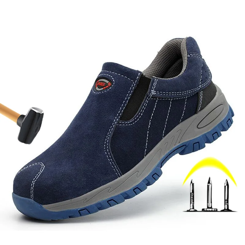 Рабочие защитные ботинки мужская защитная обувь противоскользящая рабочая