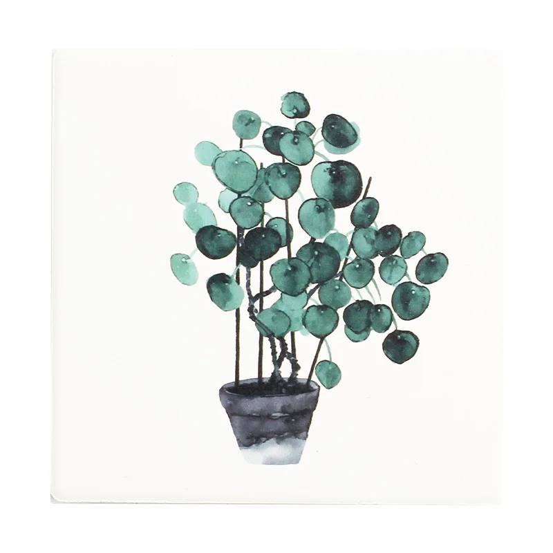 Нескользящий коврик с подогревом для кофе чая напитков раскрашивания вручную 1