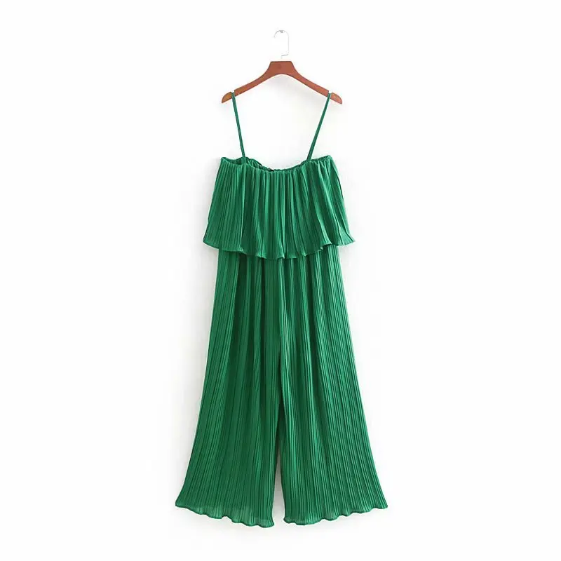 Комбинезоны с тонкими лямками в европейском и американском стиле весенне летняя