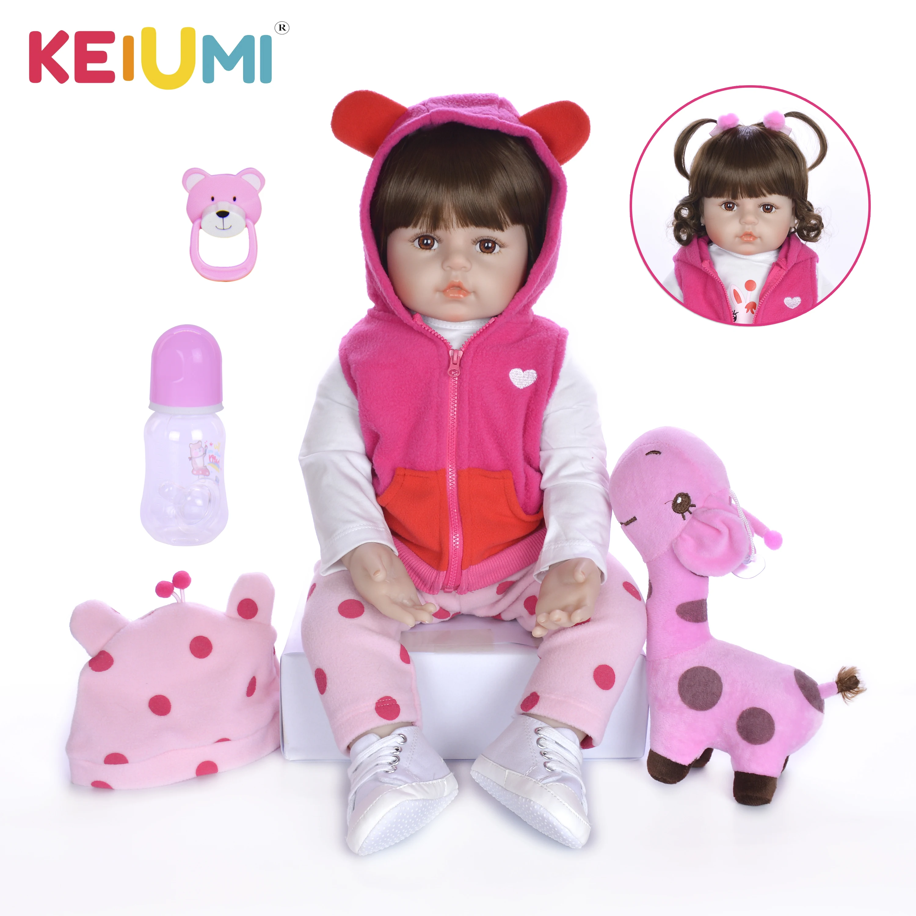 Модные силиконовые куклы Reborn для девочек 24 дюйма мягкие True To Life детские игрушки