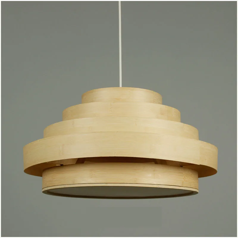 

Modern Bamboo Work Hand Knitted Bamboo Pendant Lamp Good Price Pendant Lamp with Bamboo Shades for Dinning Room