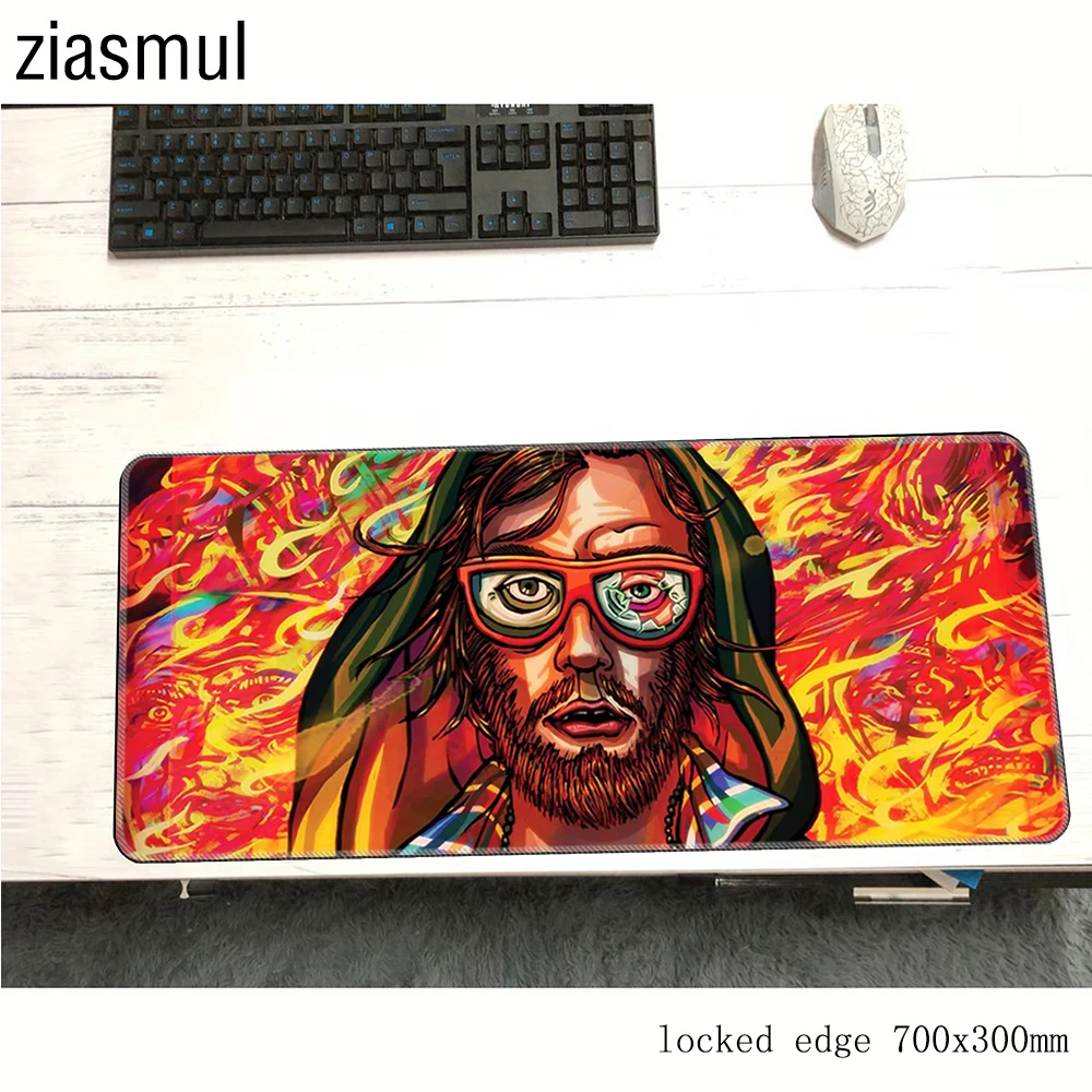 Коврик для мыши hotline miami 700x300x2 мм игровой коврик большой с рисунком HD классный