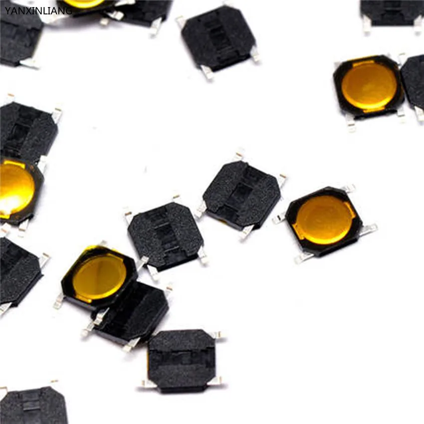 100 шт. 4 9x4 9x0 8 мм контактный SMT SMD мгновенный тактильный Такт кнопочный