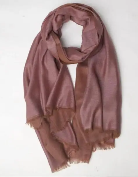 Шарф Naizaiga зимний 100% кашемировый женский 100*200 см шаль двусторонняя атласная