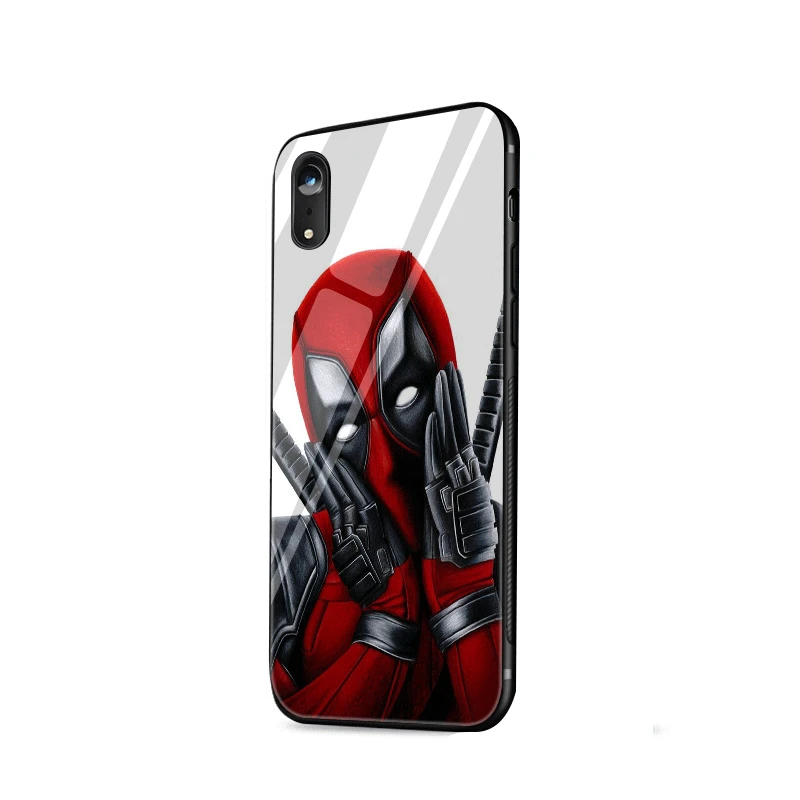 Чехол Deadpool Marvel Wade Winston Wilson из ТПУ для iPhone 11 Pro XR X XS Max 5 5S 6 6s 7 8 Plus |