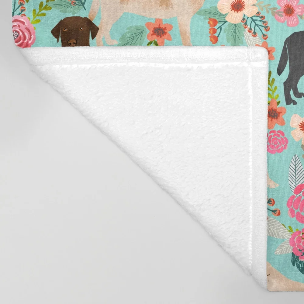 Лабрадор ретривер собака порода цветочный узор любимый шоколад лаборатория